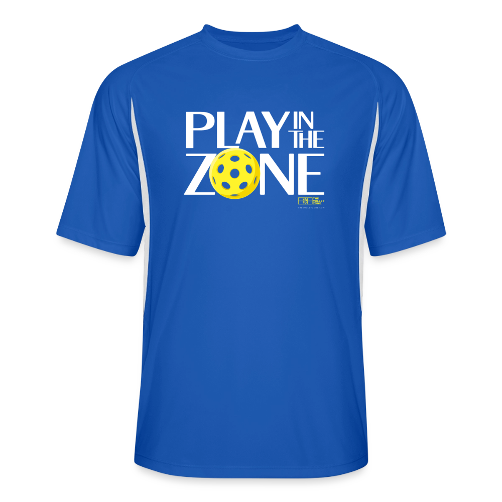 Men's Cooling Pickleball Jersey in black/white