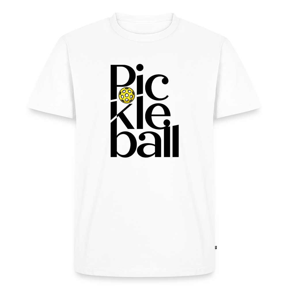 Men's Premium Pickleball T-Shirt in sun yellow
