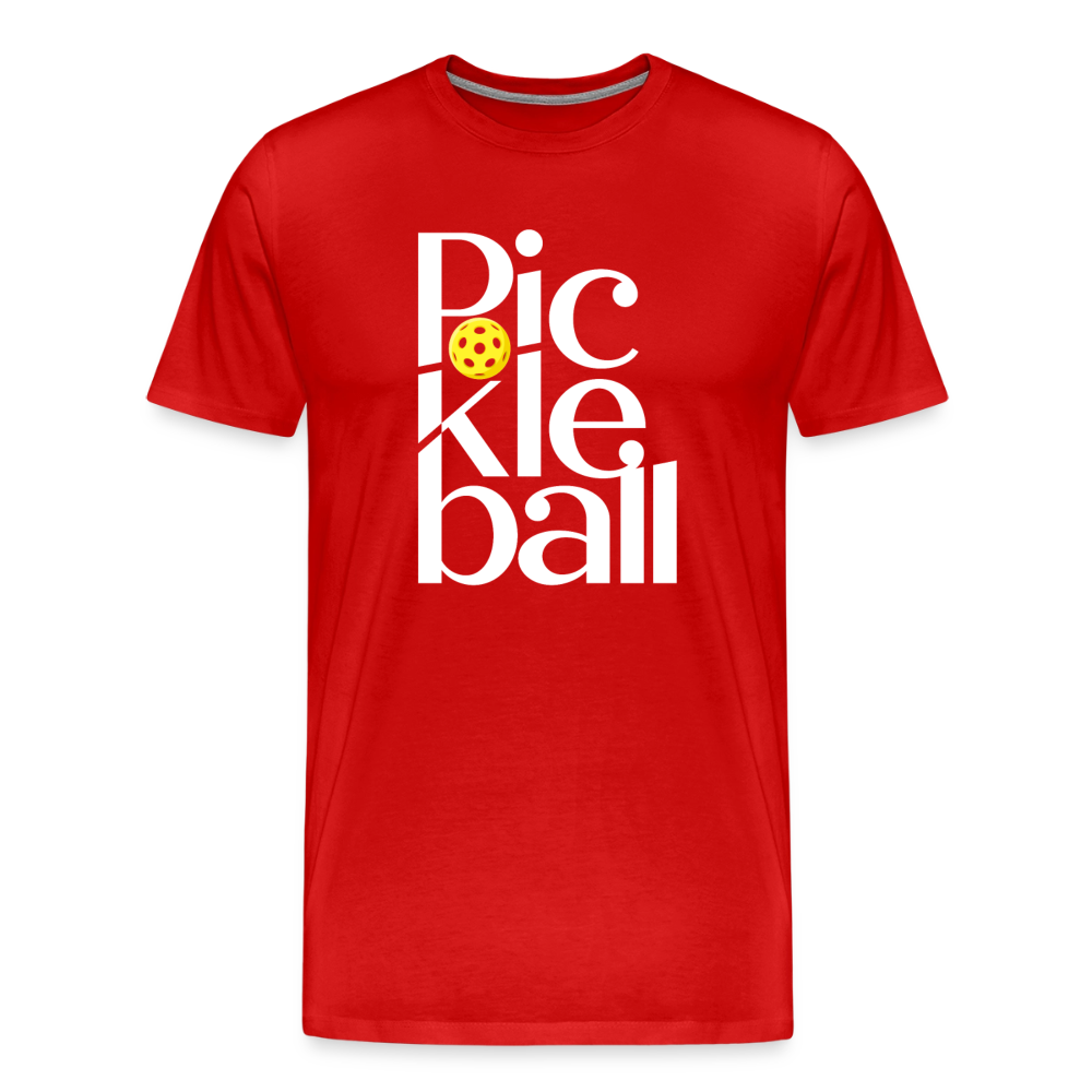 Men's Premium Pickleball T-Shirt in black
