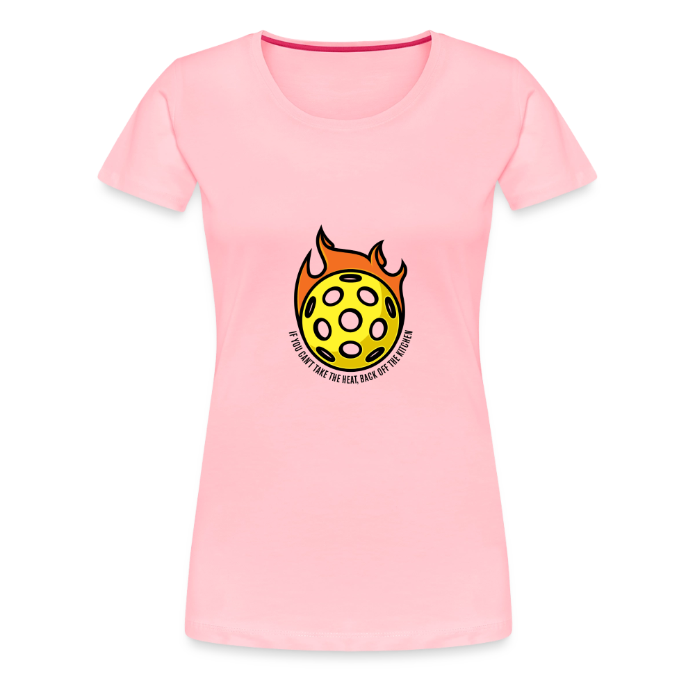 Women's Premium Pickleball T-Shirt in dark pink