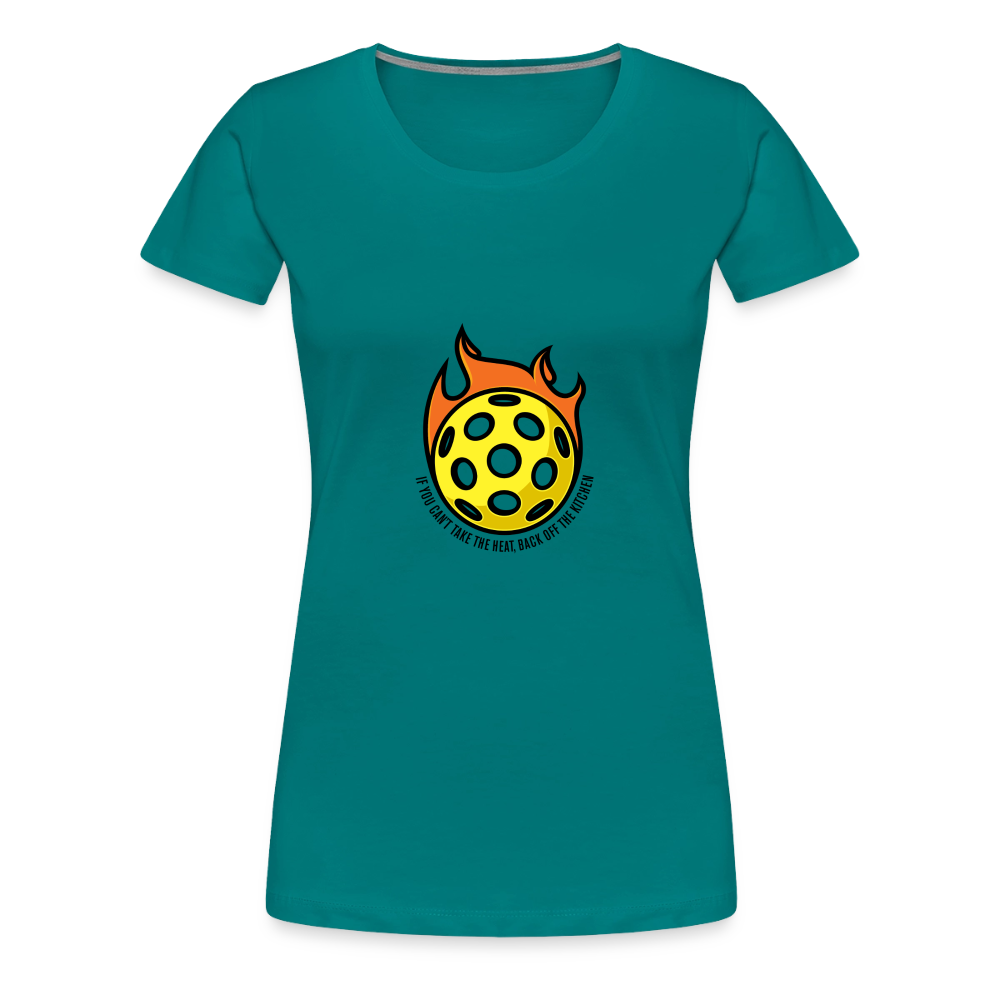 Women's Premium Pickleball T-Shirt in heather gray