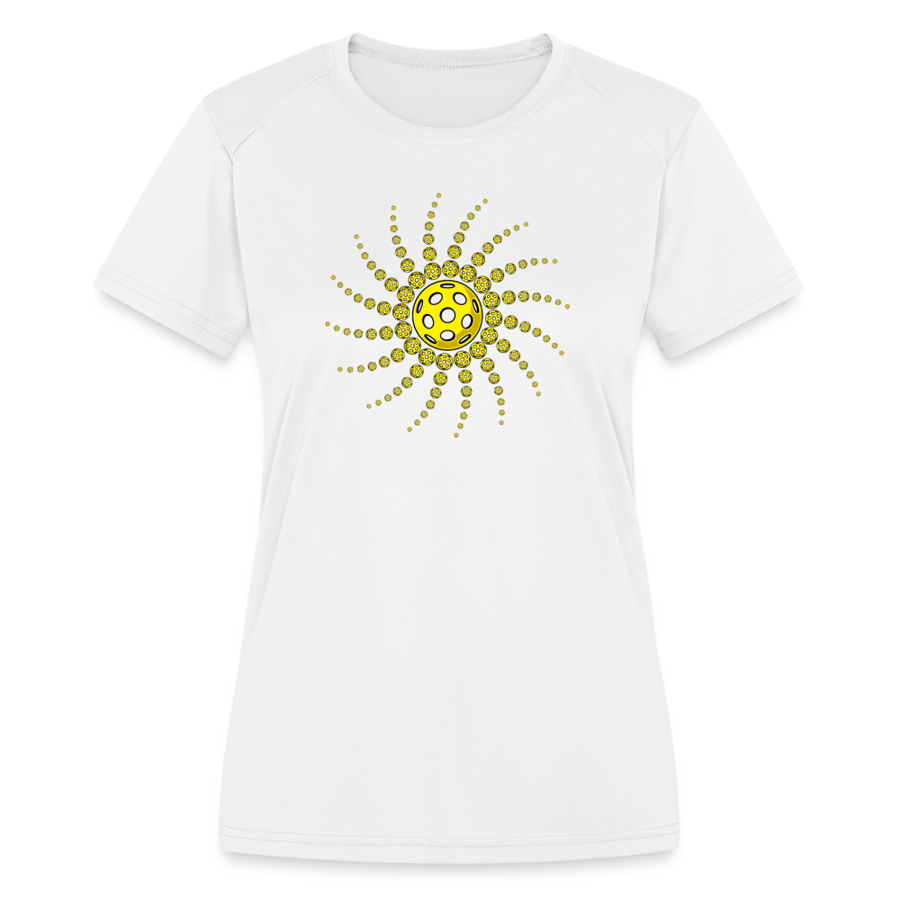 Women's Moisture-Wicking Pickleball T-Shirt in white