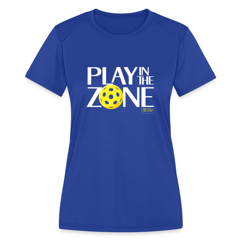 Women's Moisture-Wicking Pickleball T-Shirt in black