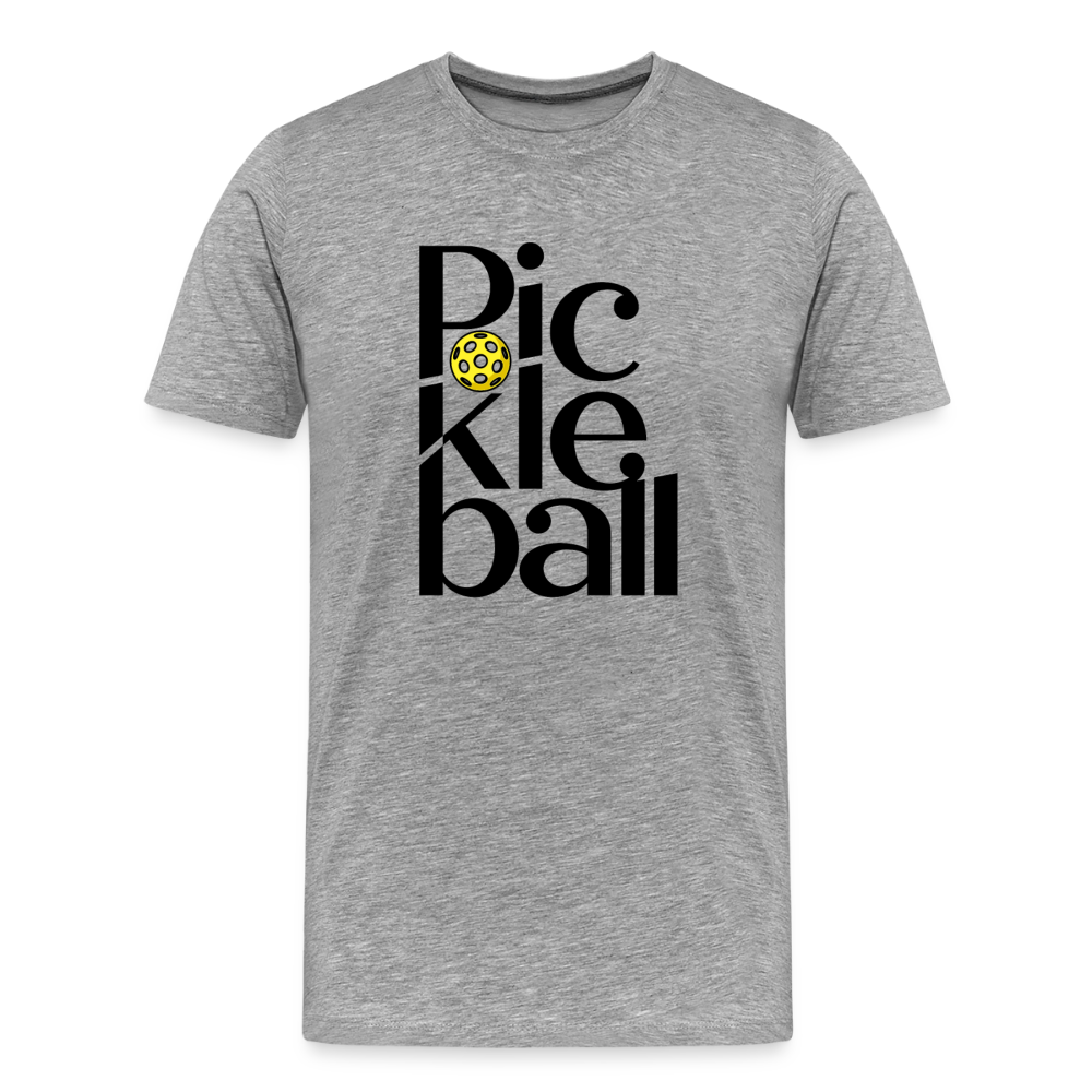 Men's Premium Pickleball T-Shirt in sun yellow