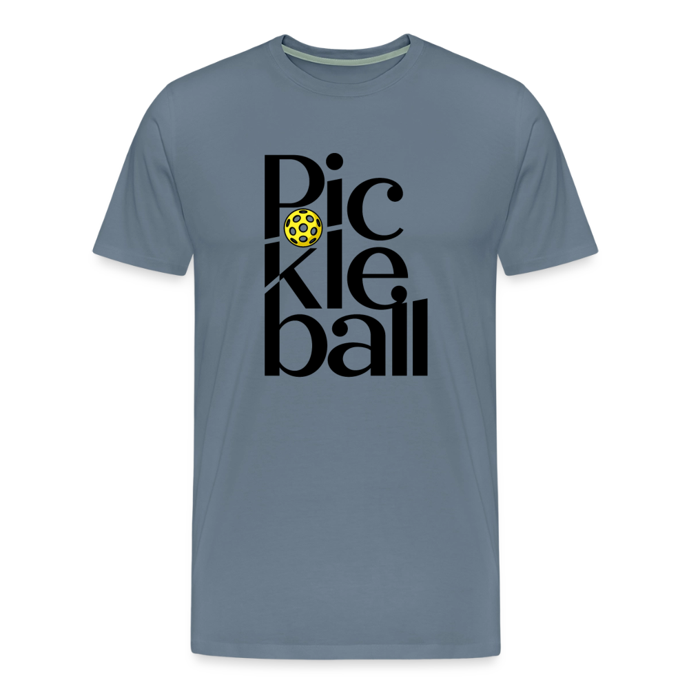 Men's Premium Pickleball T-Shirt in sun yellow