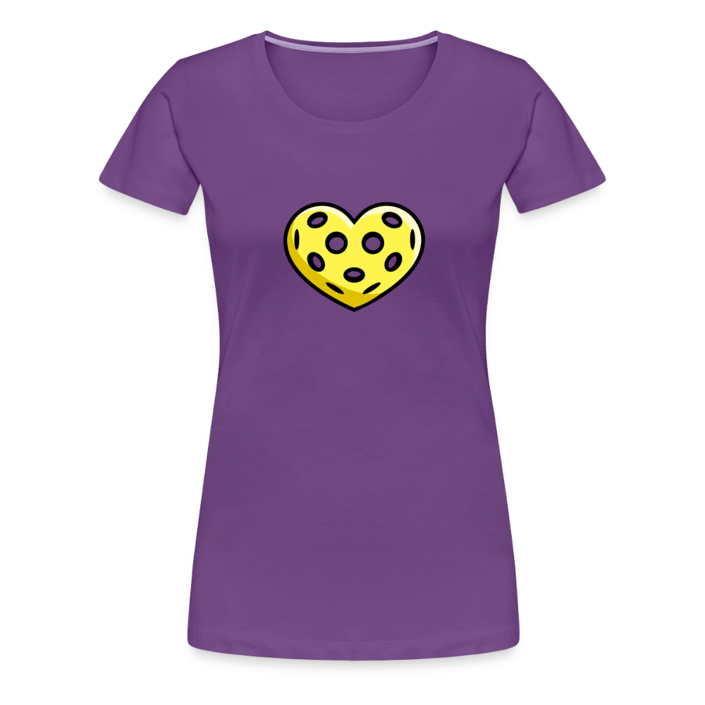Women's Premium Pickleball T-Shirt in dark pink