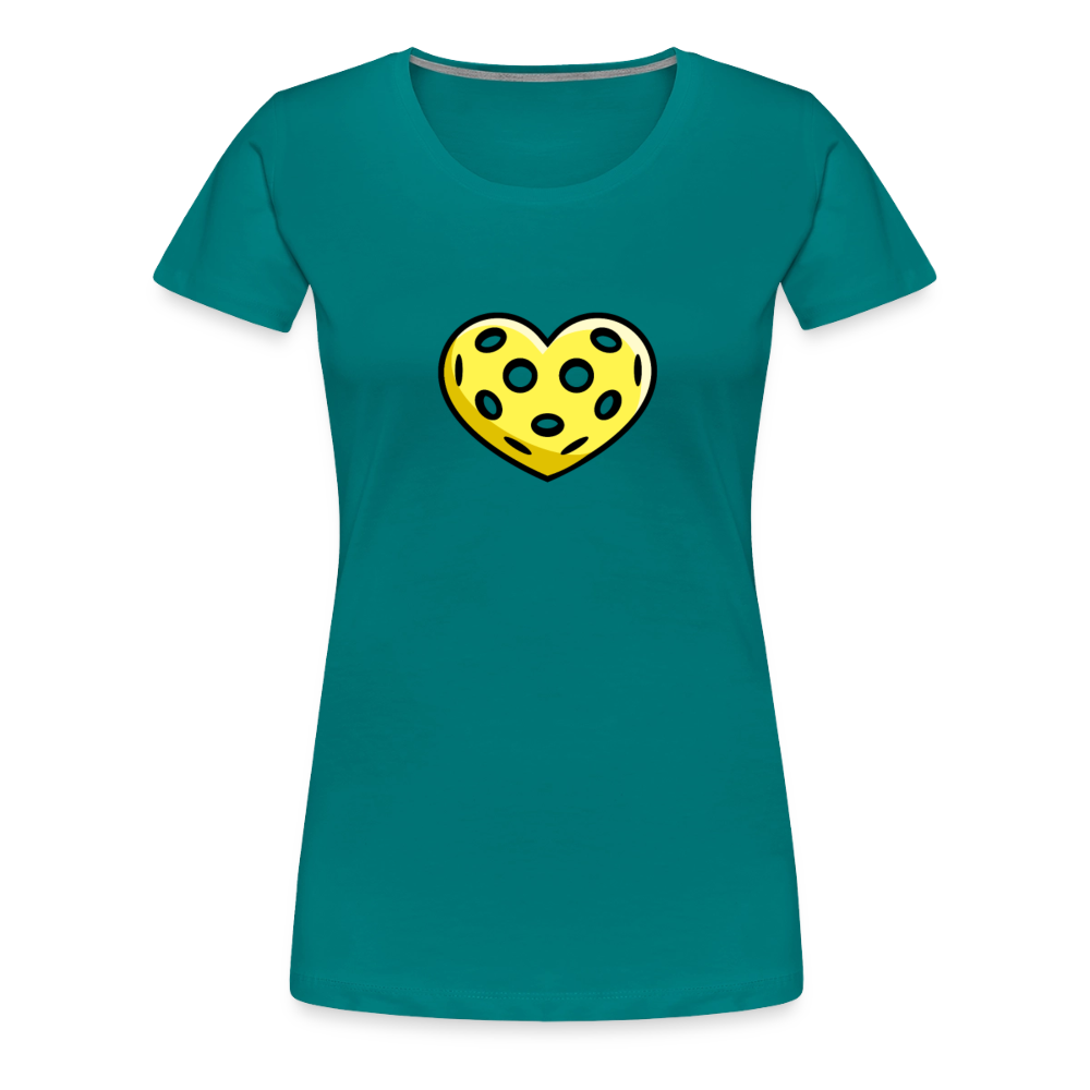 Women's Premium Pickleball T-Shirt in deep navy