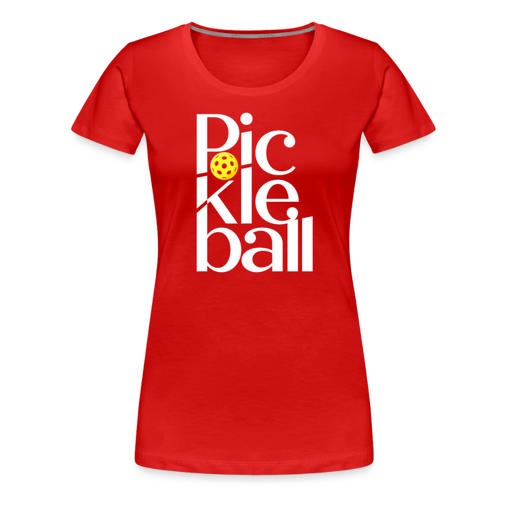 Women's Premium Pickleball T-Shirt in black