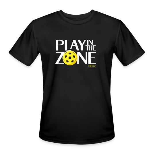 Men's Moisture-Wicking Pickleball T-Shirt in black