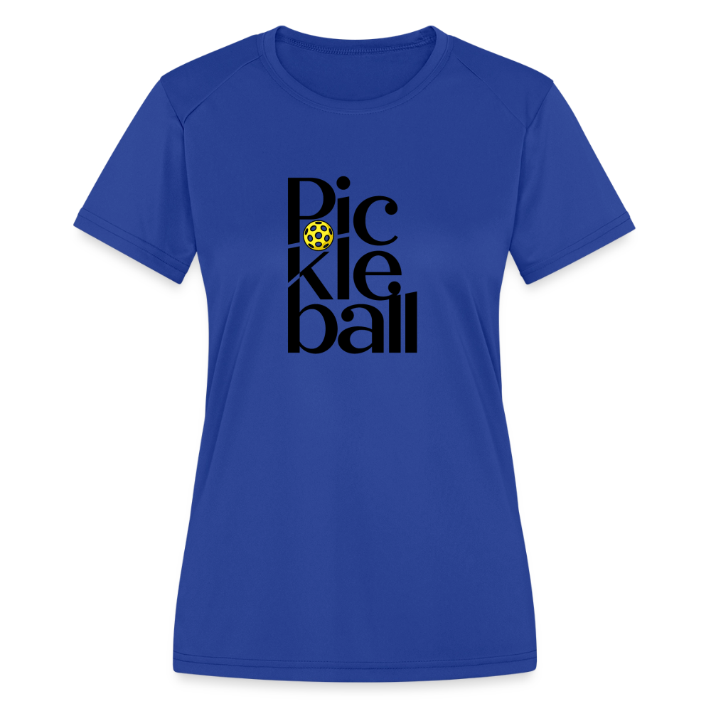 Women's Moisture-Wicking Pickleball T-Shirt in white