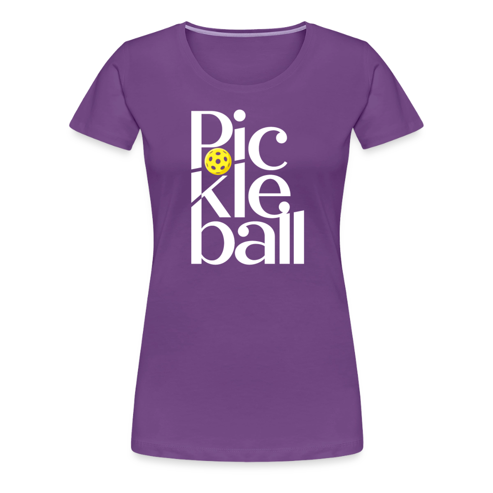 Women's Premium Pickleball T-Shirt in black