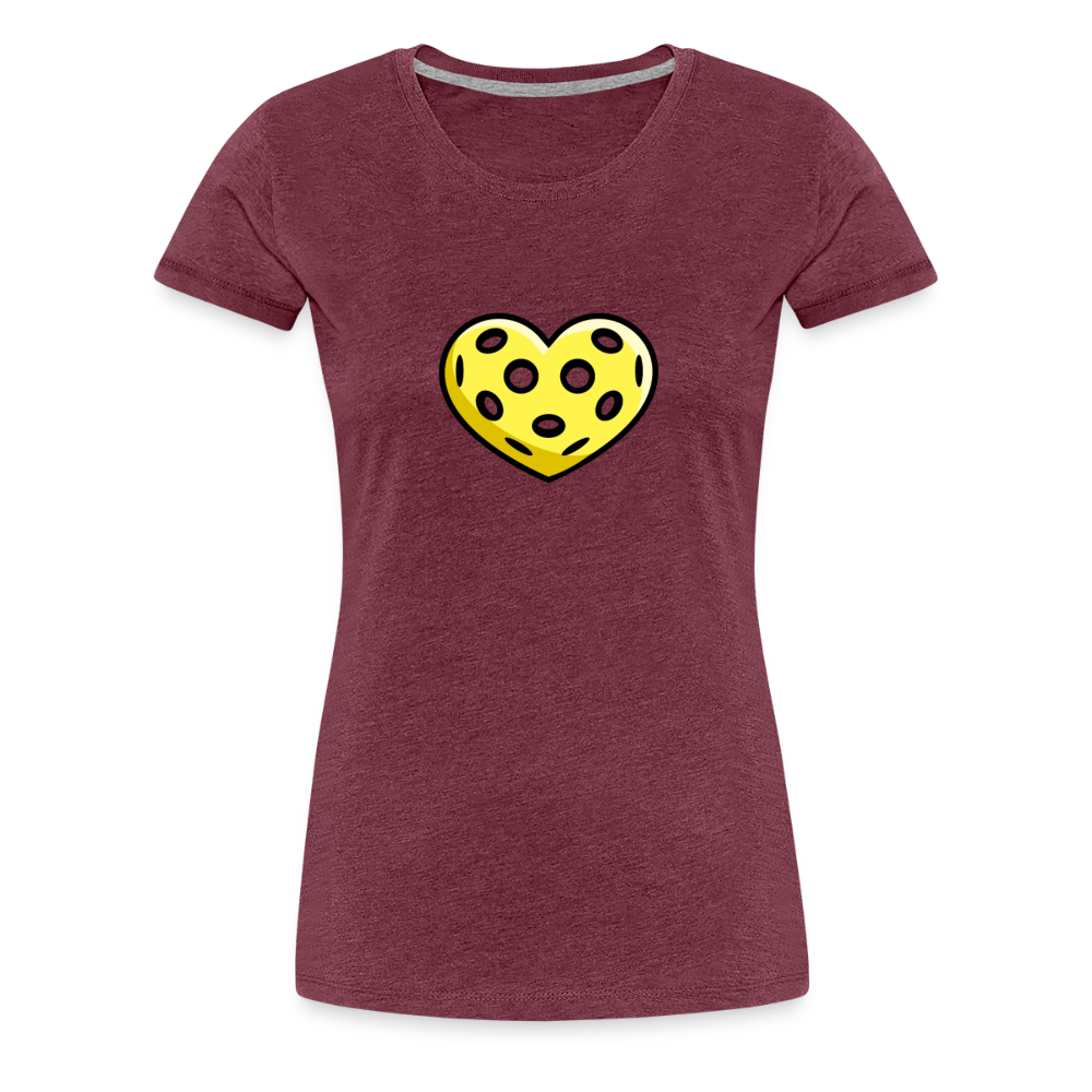 Women's Premium Pickleball T-Shirt in charcoal grey