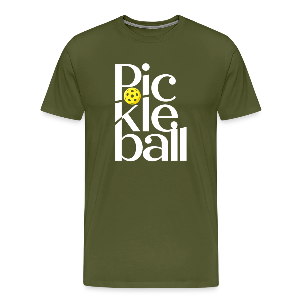 Men's Premium Pickleball T-Shirt in black
