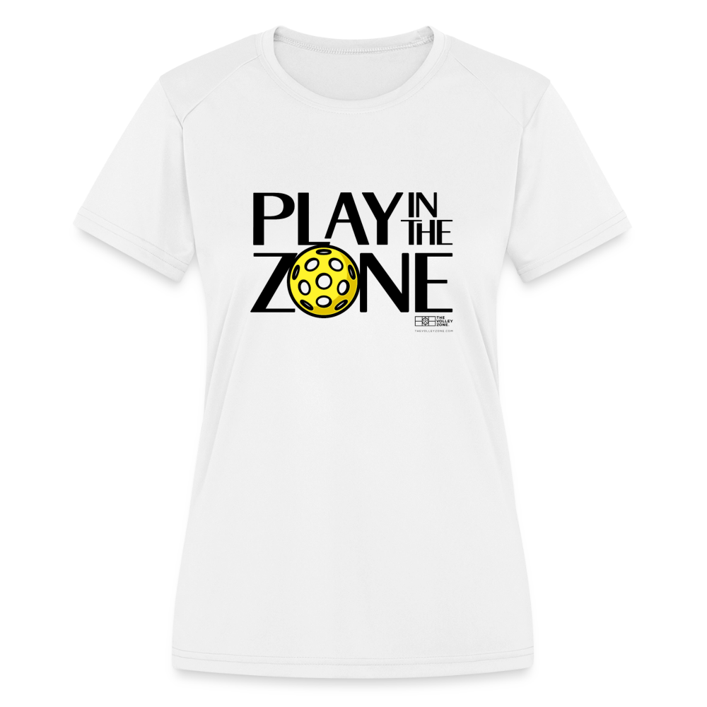 Women's Moisture-Wicking Pickleball T-Shirt in white