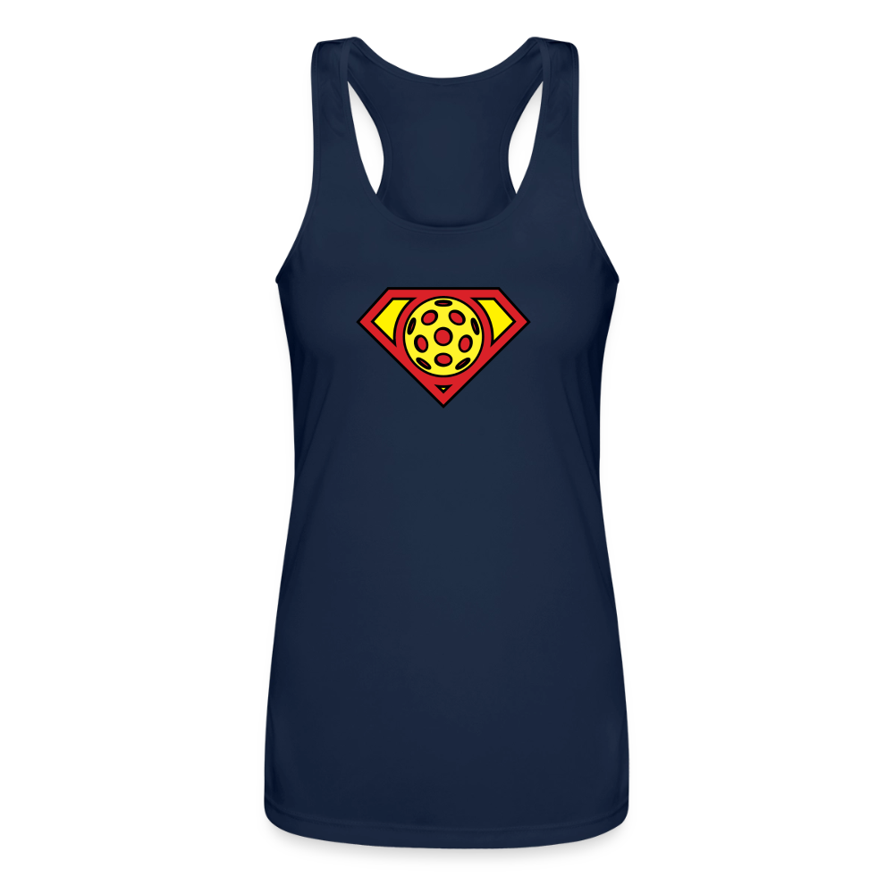 Women's Pickleball Performance Racerback Tank in navy