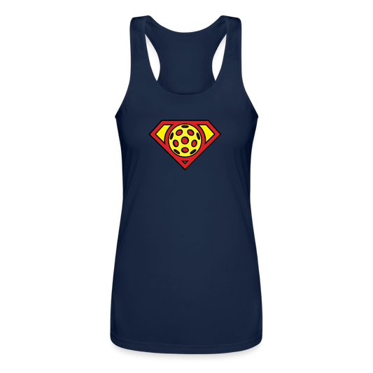 Women's Pickleball Performance Racerback Tank in navy