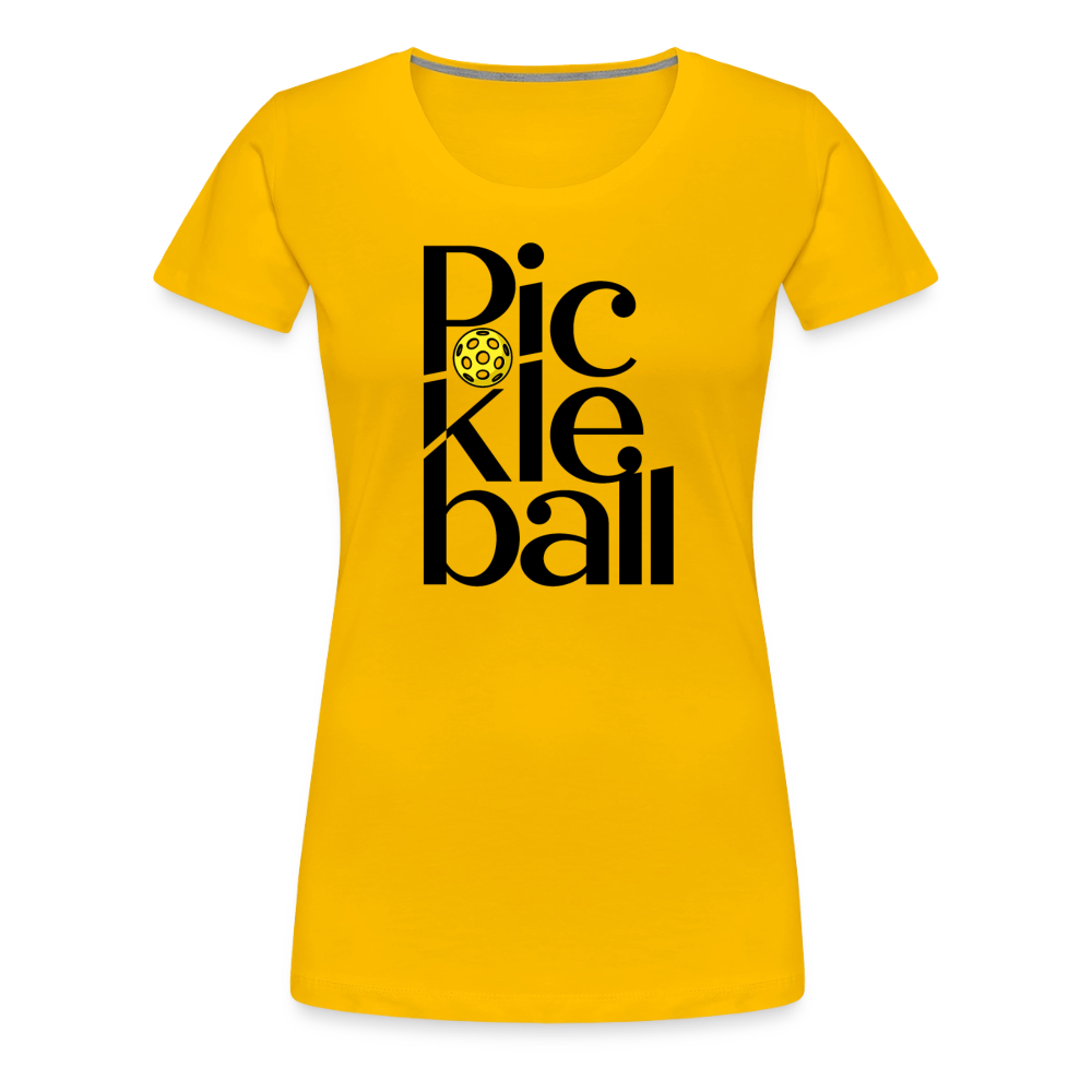 Women's Premium Pickleball T-Shirt in pink