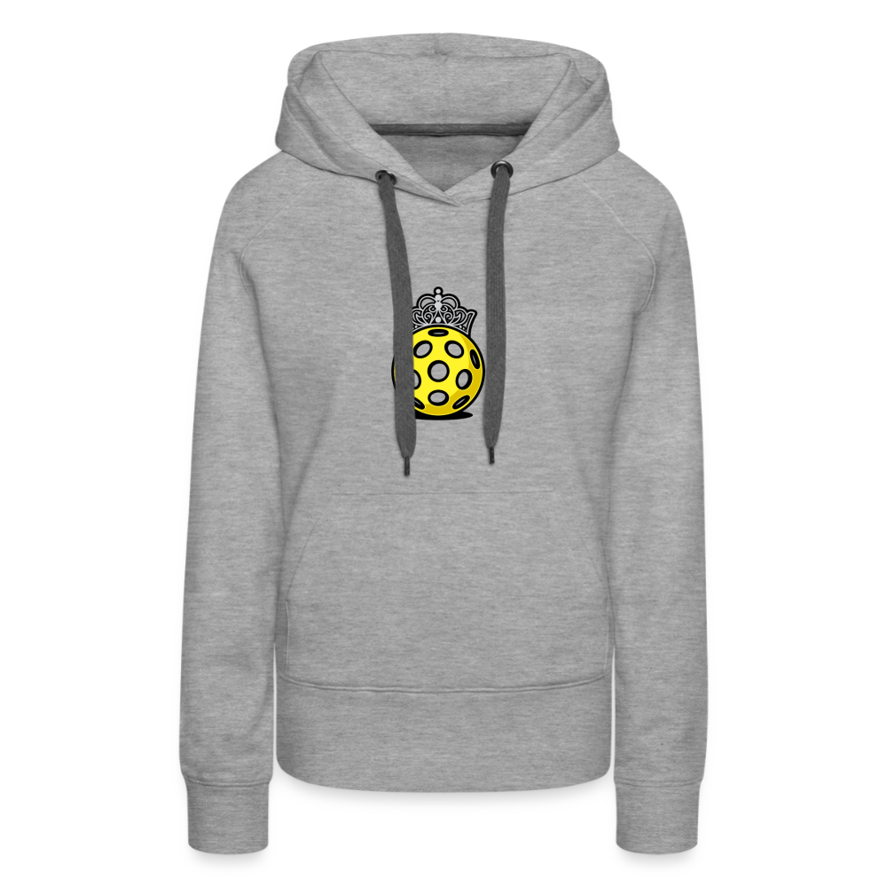 Women's Premium Pickleball Hoodie in heather grey