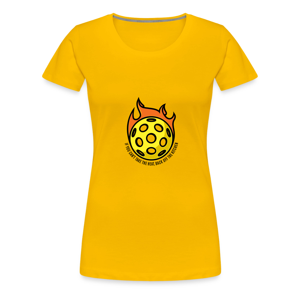 Women's Premium Pickleball T-Shirt in heather gray