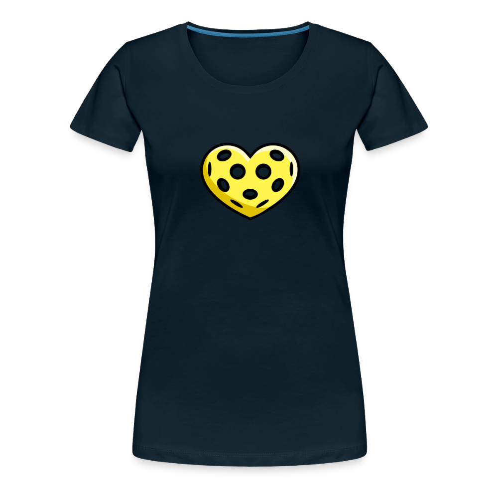 Women's Premium Pickleball T-Shirt in charcoal grey