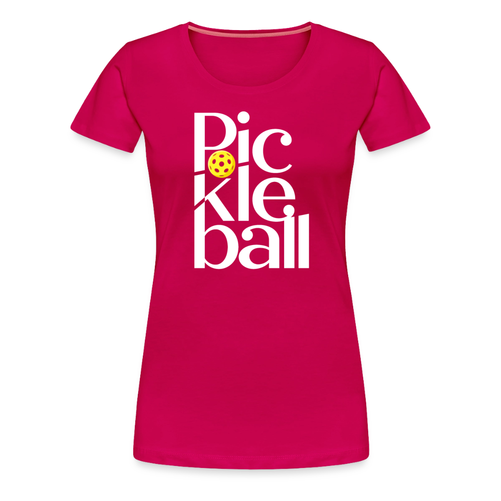 Women's Premium Pickleball T-Shirt in teal