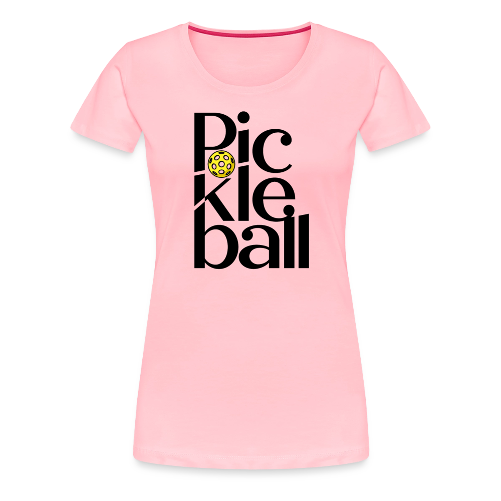 Women's Premium Pickleball T-Shirt in pink