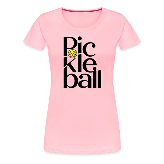 Women's Premium Pickleball T-Shirt in pink