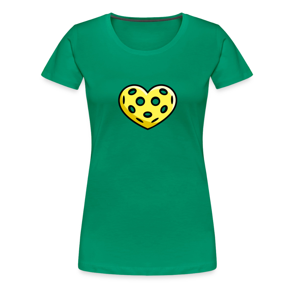 Women's Premium Pickleball T-Shirt in dark pink