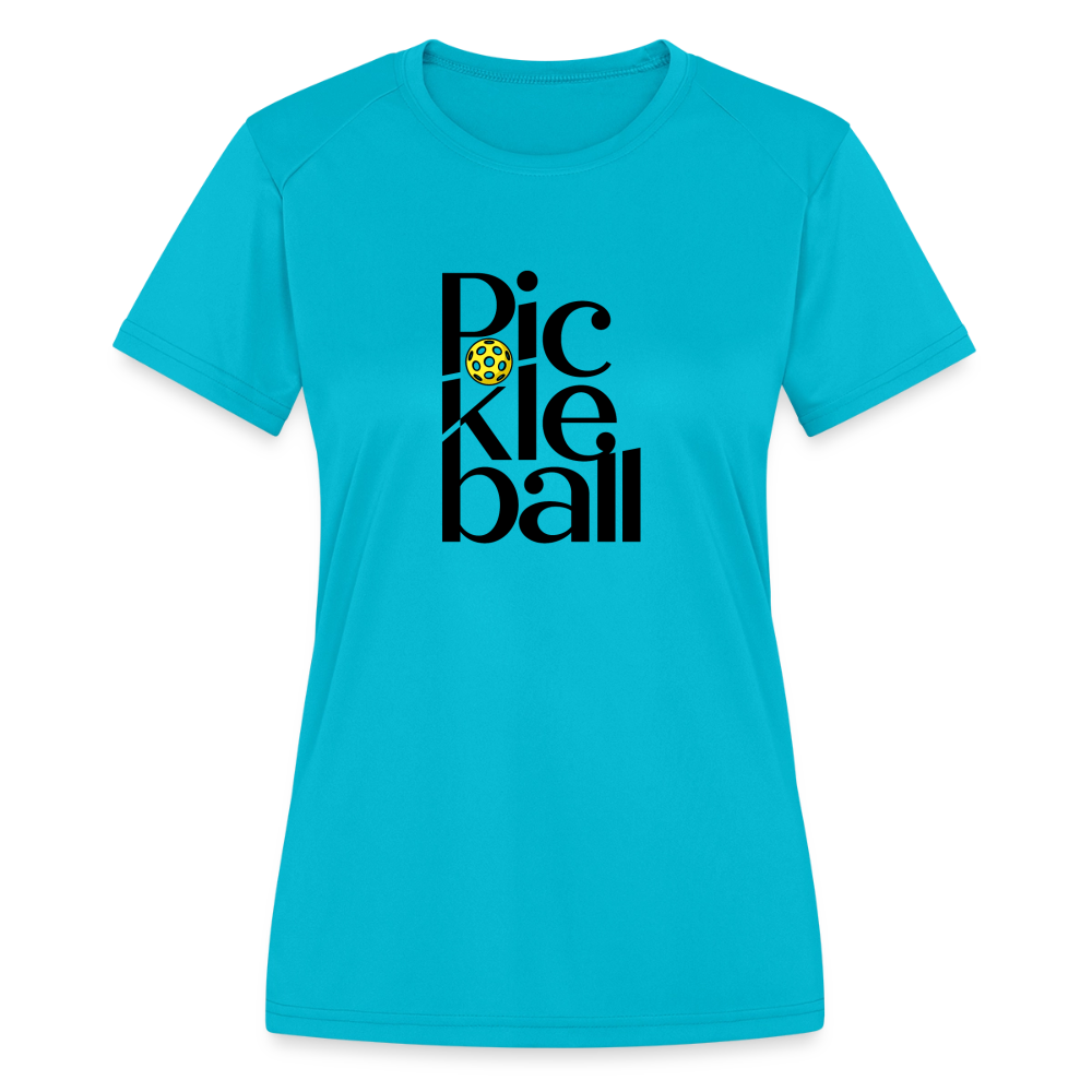 Women's Moisture-Wicking Pickleball T-Shirt in white