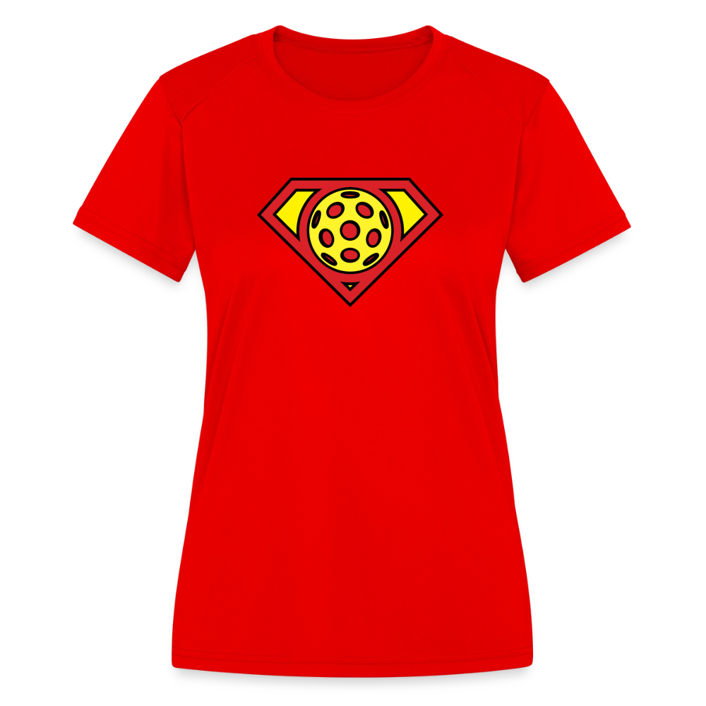 Women's Moisture-Wicking Pickleball T-Shirt in black