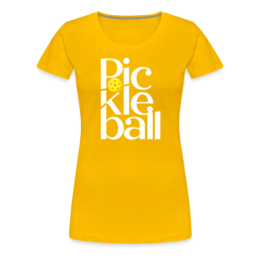Women's Premium Pickleball T-Shirt in black