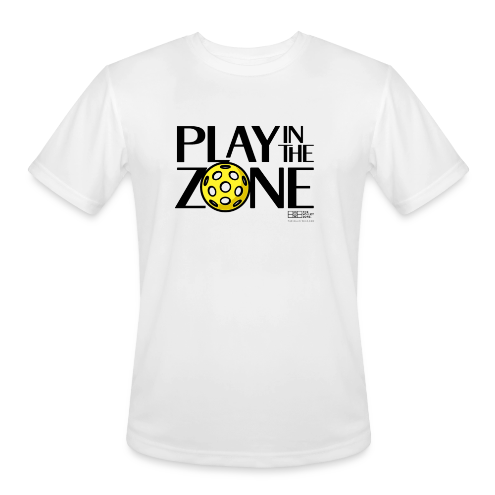 Men's Moisture-Wicking Pickleball T-Shirt in white
