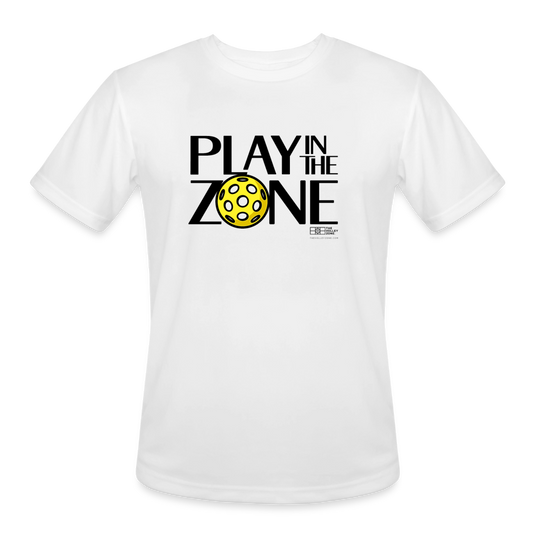 Men's Moisture-Wicking Pickleball T-Shirt in white