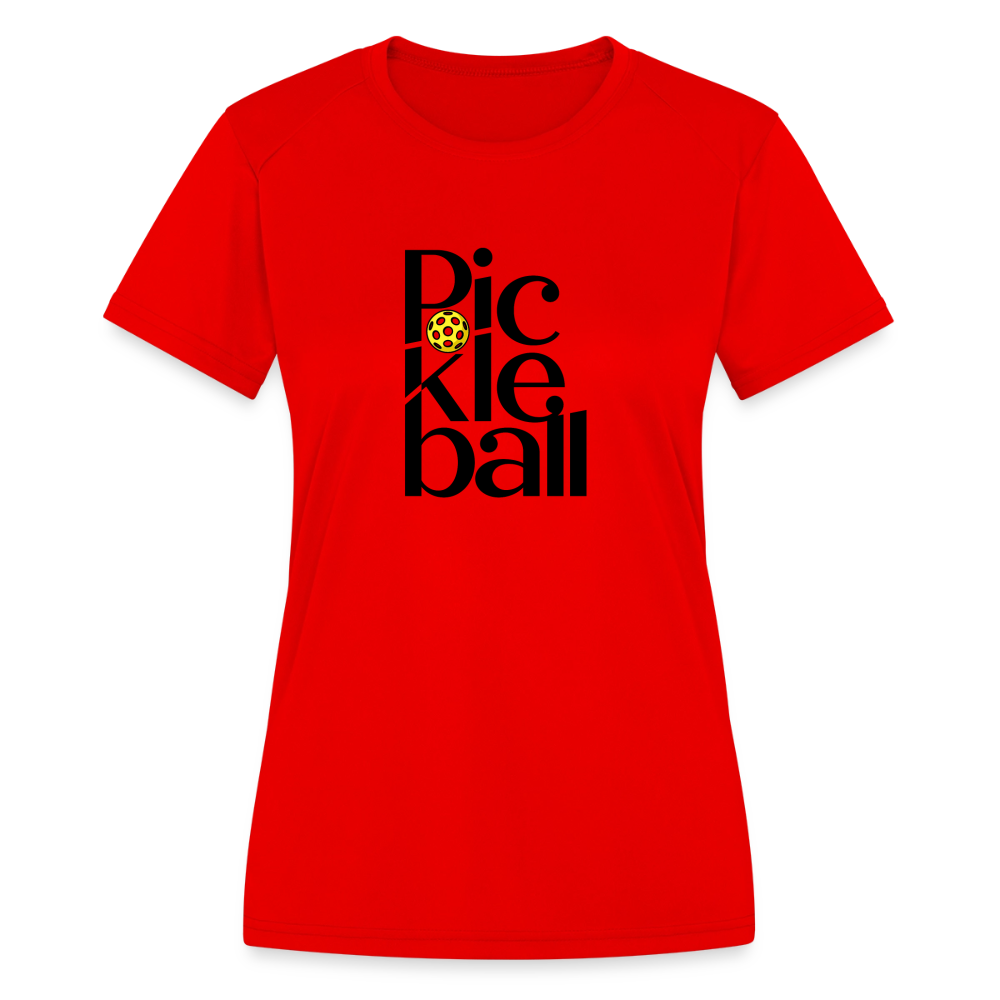 Women's Moisture-Wicking Pickleball T-Shirt in white