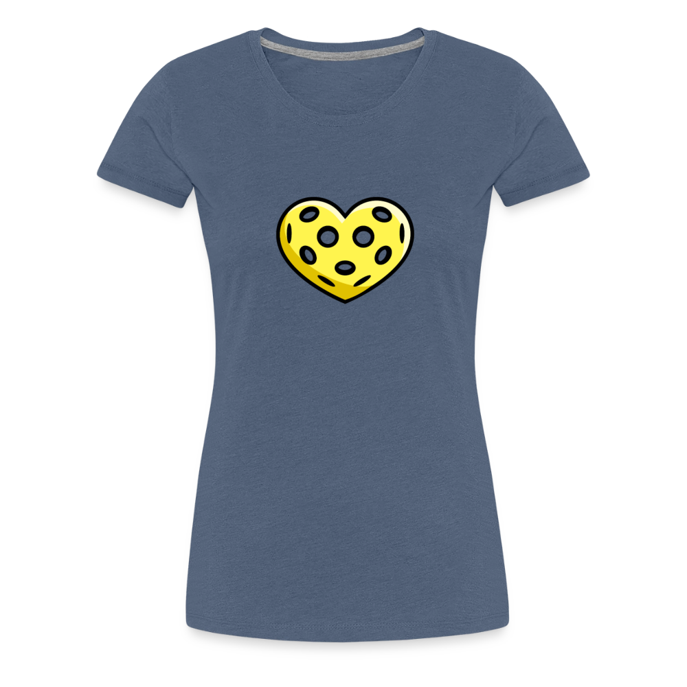 Women's Premium Pickleball T-Shirt in charcoal grey